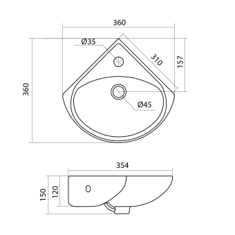rakovina-santek-iris-36-1wh110514-shema