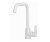 Смеситель Wasserkraft Mindel 8507 для кухни, покрытие Soft touch / белый матовый