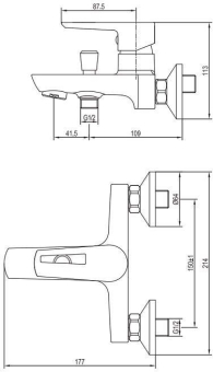 SMESITEL_DLYA_VANNY_S_DUSHEM_AQUANET_LOGIC_AF320_20S_MONTAZHNAYA_SKHEMA_1