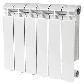 Радиатор алюминиевый Stout Alpha 350, 6 секций, боковое подключение, SRA-2310-035006