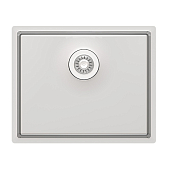 Мойка кухонная Florentina Оптима-HM 500.400.10.10, перелив в чаше, нержавеющая сталь / сатинированная