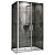 Душевой уголок Abber Sonnenstrand AG04100C-S90 без поддона, 100x90x195 cм, стекло прозрачное / профиль хром