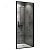 Душевая дверь Abber Sonnenstrand AG04090B распашная 90x195 cм, стекло прозрачное / профиль черный