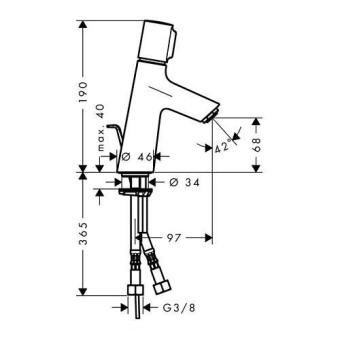 SMESITEL_DLYA_RAKOVINY_HANSGROHE_TALIS_SELECT_S_72040000_MONTAZHNAYA_SKHEMA_1