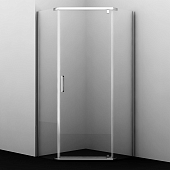 Душевой уголок Wasserkraft Leine 35P11 90x90x200, стекло прозрачное / профиль серебро