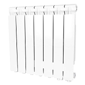 Радиатор алюминиевый Stout Bravo 500, 7 секций, боковое подключение, SRA-0110-050007