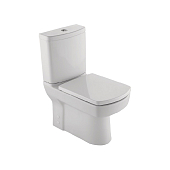 Унитаз-компакт Kale Basics безободковый с сиденьем микролифт, белый